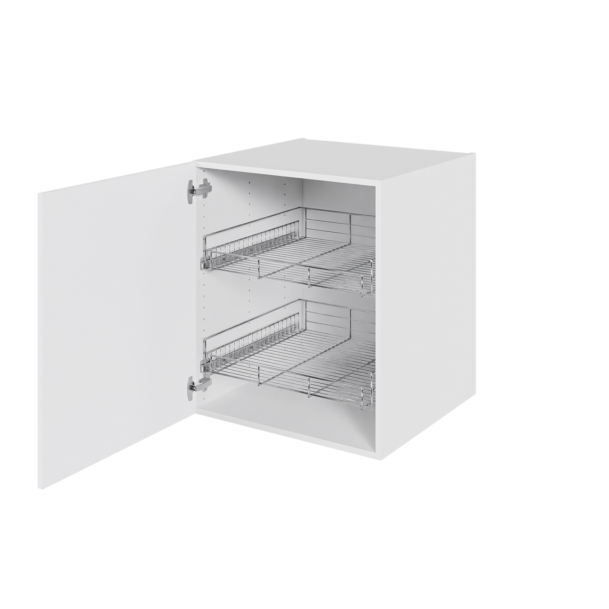 Multi-Living Køkken grydeskab i Hvid Front underskab H: 70,4 cm D: 60,0 cm - Inklusiv 2 udtræksriste - Bredde: 60 cm