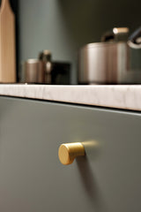 Furnipart Point greb Børstet guld Ø28mm