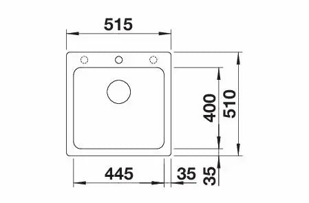 BLANCO NAYA 5 sort UX