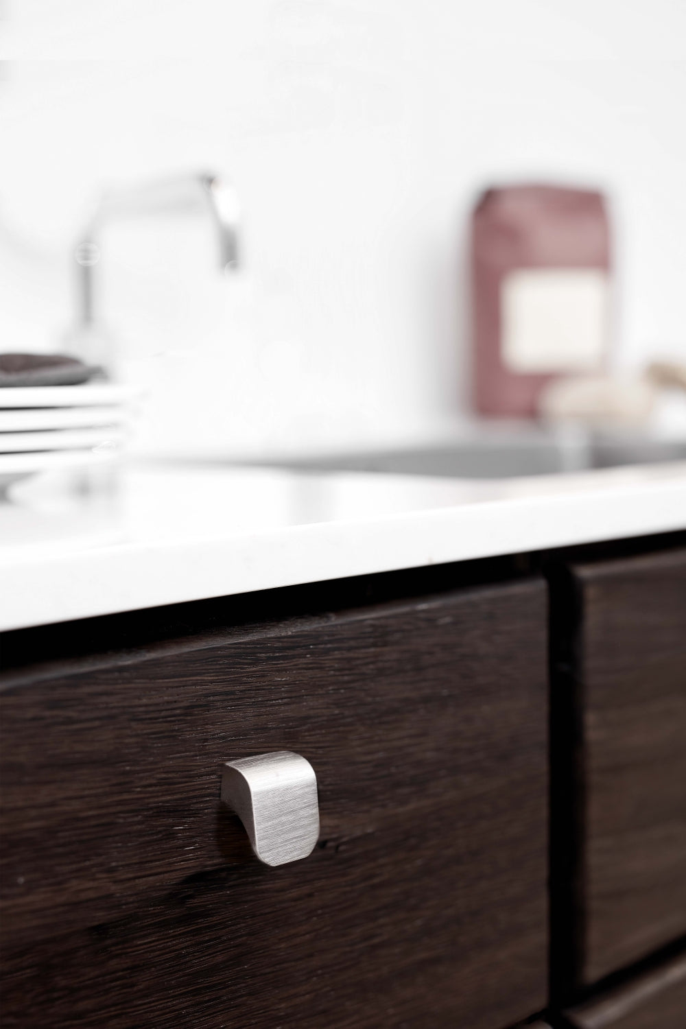 Fall knob greb, lille - vælg mellem forskellige farver