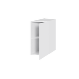 Multi-Living Køkken skråskab i Hvid Front 45 grader H: 70,4 cm D: 60,0 cm - En hylde - Bredde: 30 cm