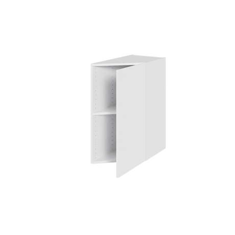 Multi-Living Køkken skråskab i Hvid Front 45 grader H: 70,4 cm D: 60,0 cm - En hylde - Bredde: 30 cm