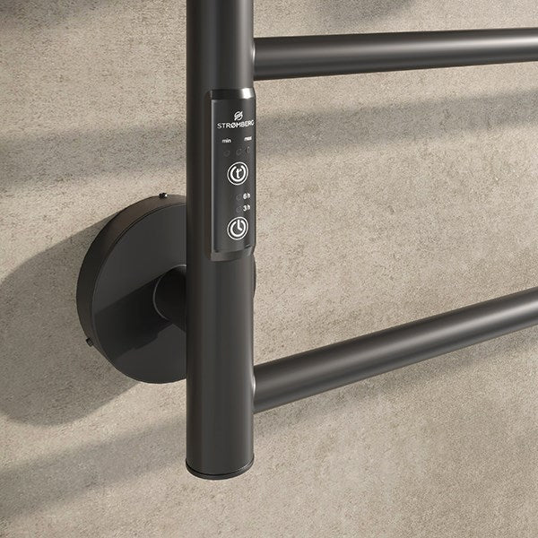 Cento håndklædetørre 1250x500mm, MAT SORT