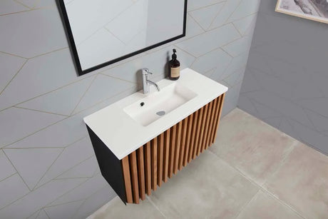 Marmor Colombo vask Blank / Mat dybde 36 cm