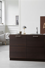 Furnipart Villa greb Blank nikkel 128mm