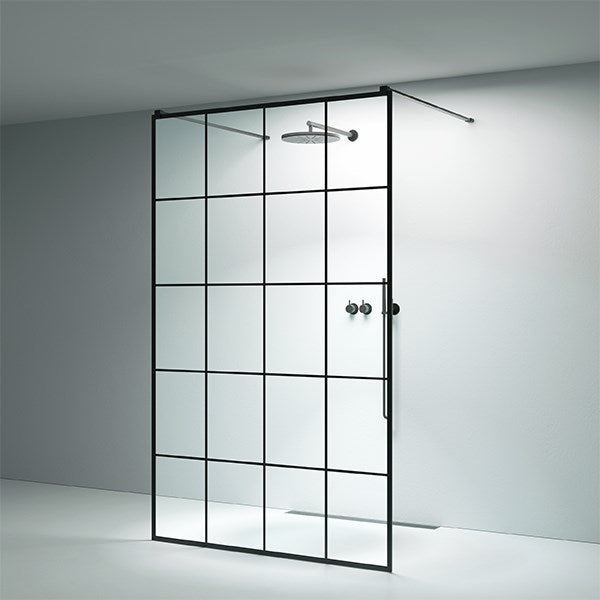 Walk-In 435 fritstående væg STD NEW YORK Sort 1180-1280mm