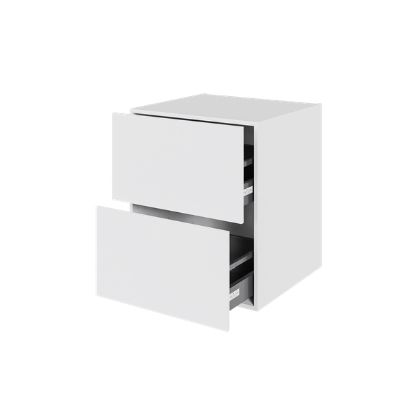 Multi-Living 2 skuffelook - HQ skuffeskab 60 cm med 2 skuffer med fuldudtræk