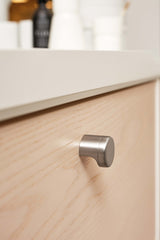 Furnipart Point greb Inox look Ø28mm