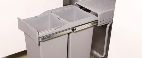 AFFALDSSYSTEM BUNDMONTERET 3x10L spande