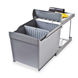 AFFALDSSYSTEM BUNDMONTERET 2 x 16 Liter