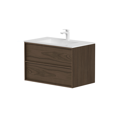 Skara 60, 80 eller 100 cm bredt underskab i mørk egefiner med massiv greb