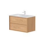 Skara 60, 80 eller 100 cm bredt underskab i lys egefiner med massiv greb