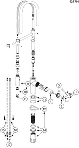 BLANCO CATRIS-S Flexo satin dark steel