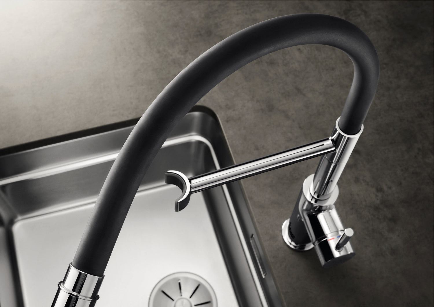 BLANCO CATRIS-S Flexo satin dark steel