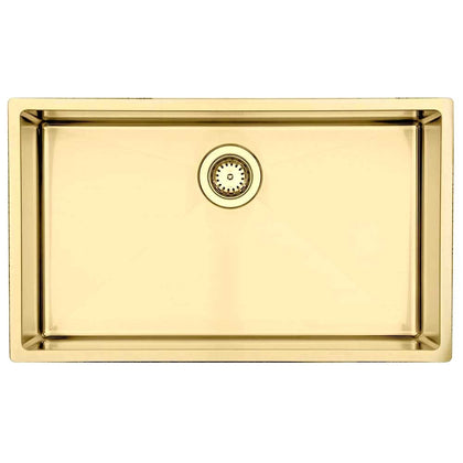 LAVABO Kubus 700 soft colour - Stål med PVD-coating Messing