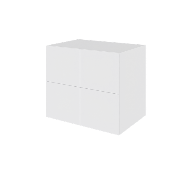 Multi-Living 2 skuffelook - Hyldeskab 80 cm med hylde og 2 låger