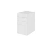 Multi-Living Køkken skuffeskab i Hvid Front H: 70,4 cm D: 60,0 cm - 4 skuffer fuldtudtræk og softluk - Bredde: 40 cm