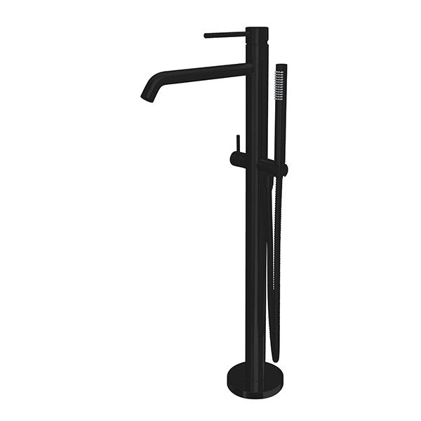 LIGRO 1-GREBS FRITSTÅENDE KAR/BRUSERBATTERI MAT SORT