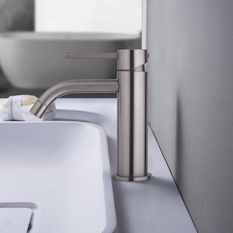 LIGRO ARMATUR TIL INDBYGGET VASK, BØRSTET NIKEL