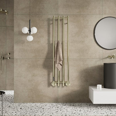 Leno håndklædetørre 1250x280mm, MESSING