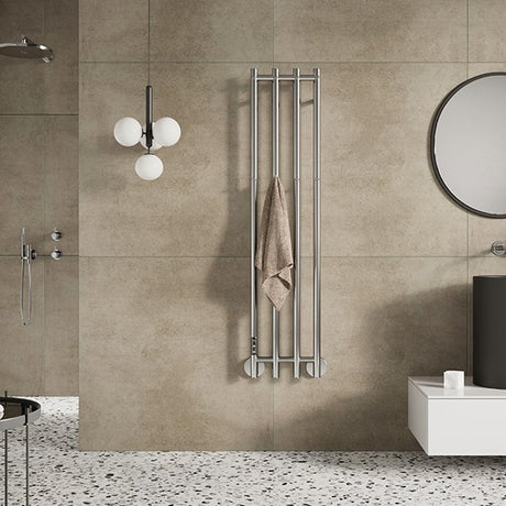 Leno håndklædetørre 1250x280mm, POLERET RUSTFRIT