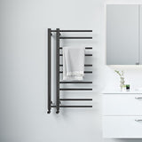 Mileto designradiator 950x500mm mat sort