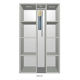 Mogensen inventar fra 100 cm til 120 cm Model B