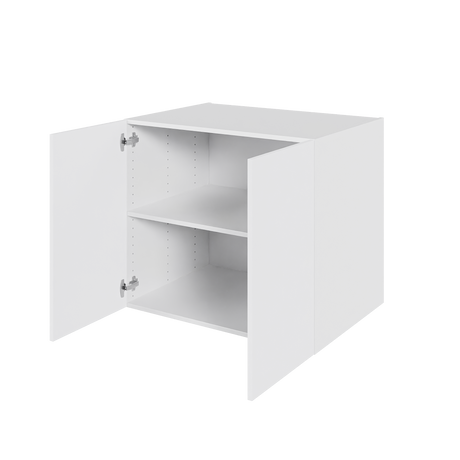 Multi-Living Køkken hyldeskab i Hvid Front H: 70,4 cm D: 60,0 cm - 2 låger inklusiv 1 hylde - Bredde: 80 cm