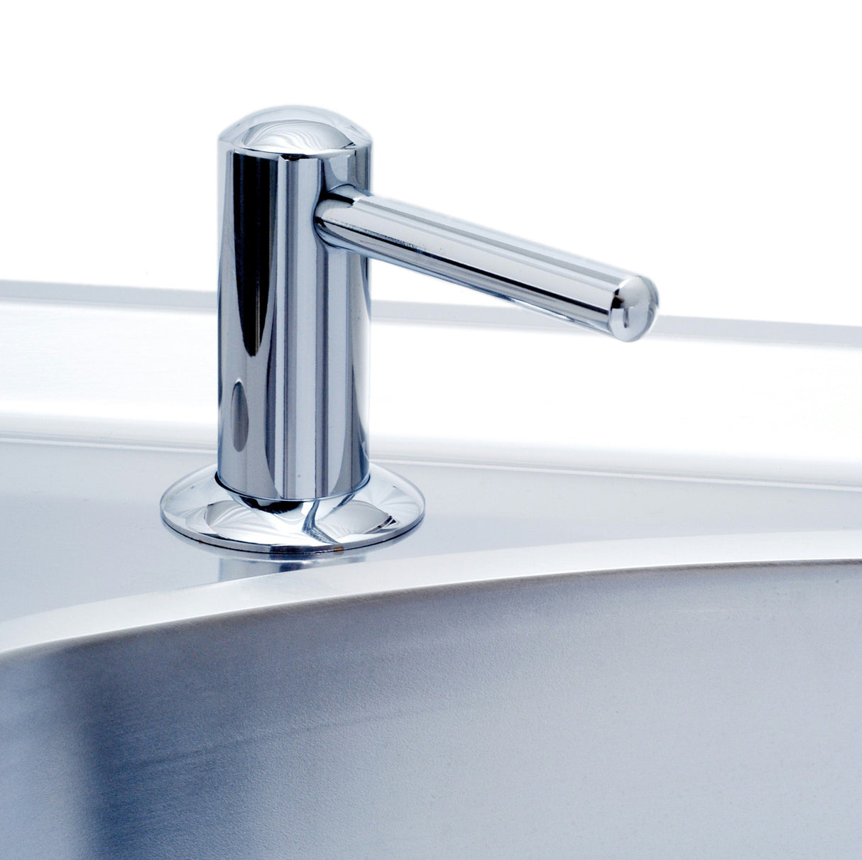 Sæbedispenser forkromet messing m/375ml flaske
