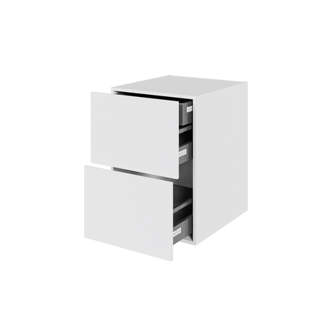 Multi-Living 2 skuffelook - HQ skuffeskab 50 cm med 2 skuffer og indvendig bakke med fuldudtræk