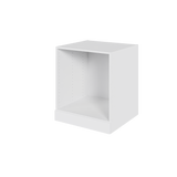 Multi-Living Køkken ovnskab i Hvid Front til indbygningsovn H: 70,4 cm D: 60,0 cm - Deludtræk og softluk - Bredde: 60 cm