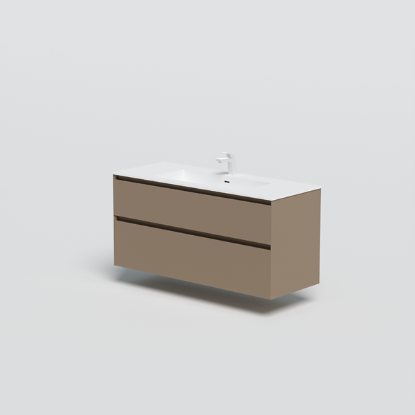 Lux vaskeskab 120 cm, cocoa brun