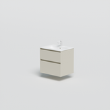 Lux vaskeskab 60 cm, beige cashmere