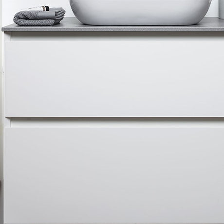 Lux vaskeskab 120cm, Mat hvid