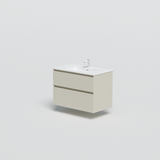 Lux vaskeskab 80 cm, beige cashmere