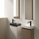 Amanda Plus vaskeskab 390 x213mm, blank hvid, 1 låge, højre hængsler