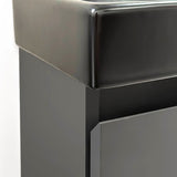 Amanda Plus vaskeskab 390 x213mm, antracit, 1 låge, højre hængsler