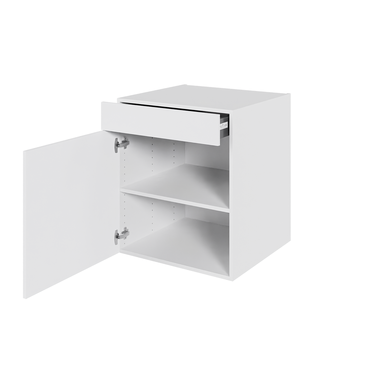 Multi-Living Køkken hyldeskab i Hvid Front H: 70,4 cm D: 60,0 cm - 1 låge & skuffe deludtræk og softluk - Bredde: 60 cm