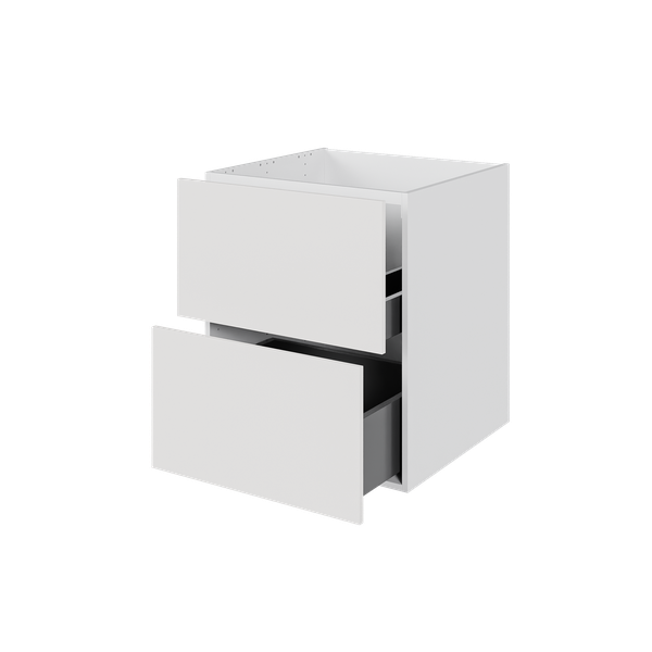 Multi-Living 2 skuffelook - HQ Vaskeskab 60 cm med 2 skuffer med fuldudtræk