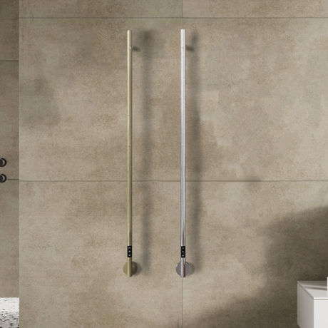 Torre håndklædetørre 1500x35mm børstet messing