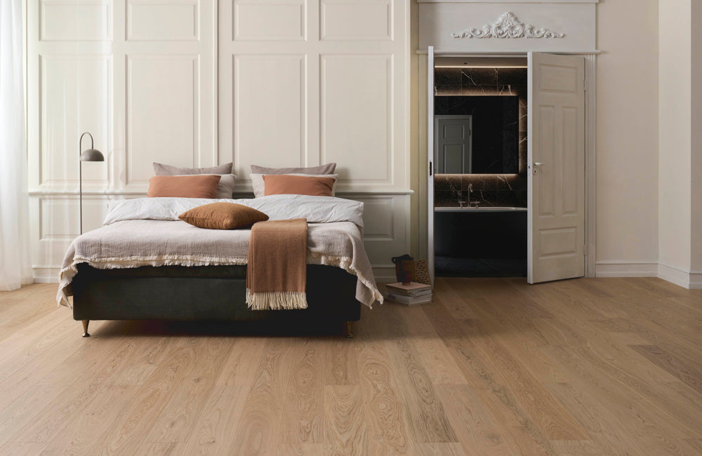 Timberman Eg Classic hvid, Slotsplank ⏐ 148040 14 x 182 2200 mm