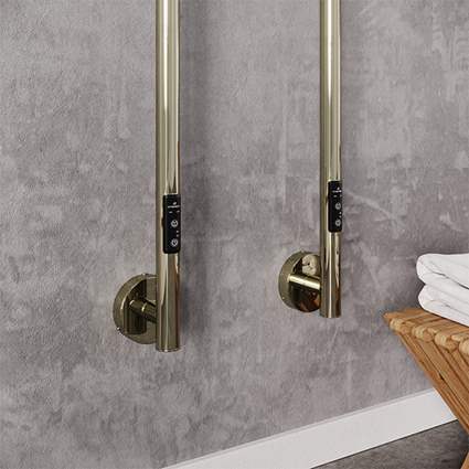 Torre håndklædetørre 1500x35mm MESSING