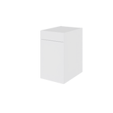 Multi-Living Køkken grydeskab i Hvid Front underskab H: 70,4 cm D: 60,0 cm - 2 udtræksriste 1 låge & 1 skuffe med fuldudtræk og softluk - Bredde: 40 cm