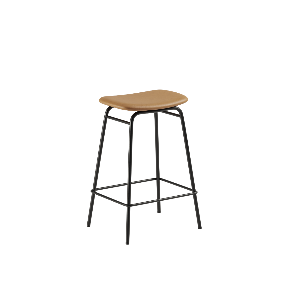 Frame Bar Stool - Terra Safari leather - 68 cm.