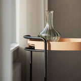 Serving Table w/ Tray - Natural Oak