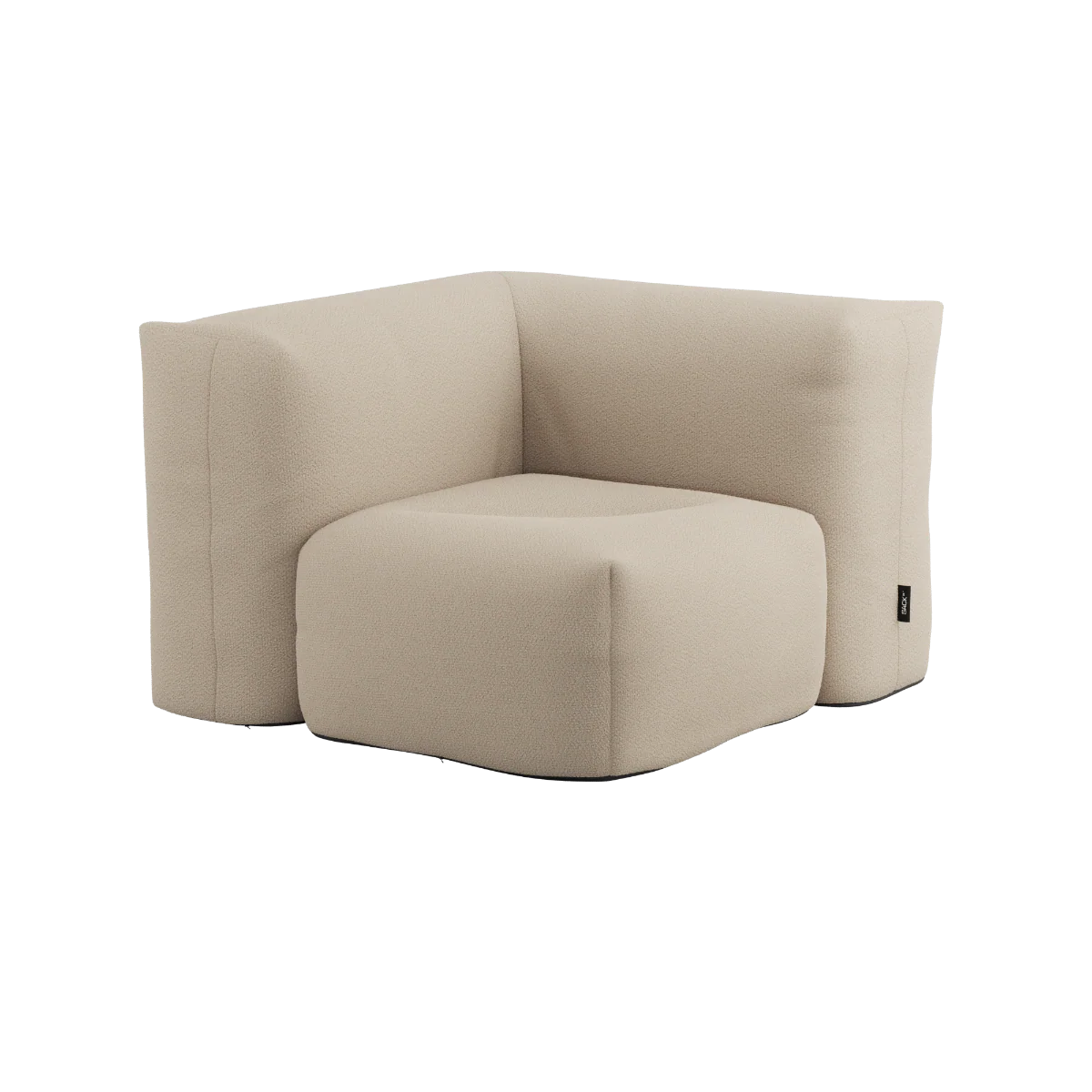 Soft Sofa Corner - Seat Boucle Beige