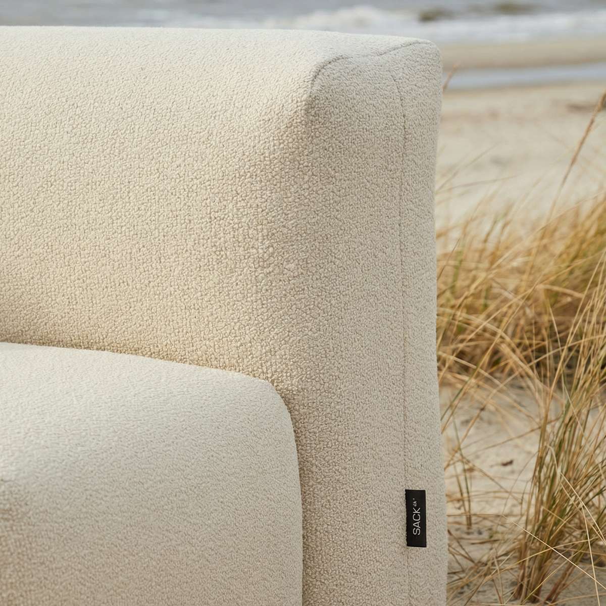 Soft Sofa Corner - Seat Boucle Beige