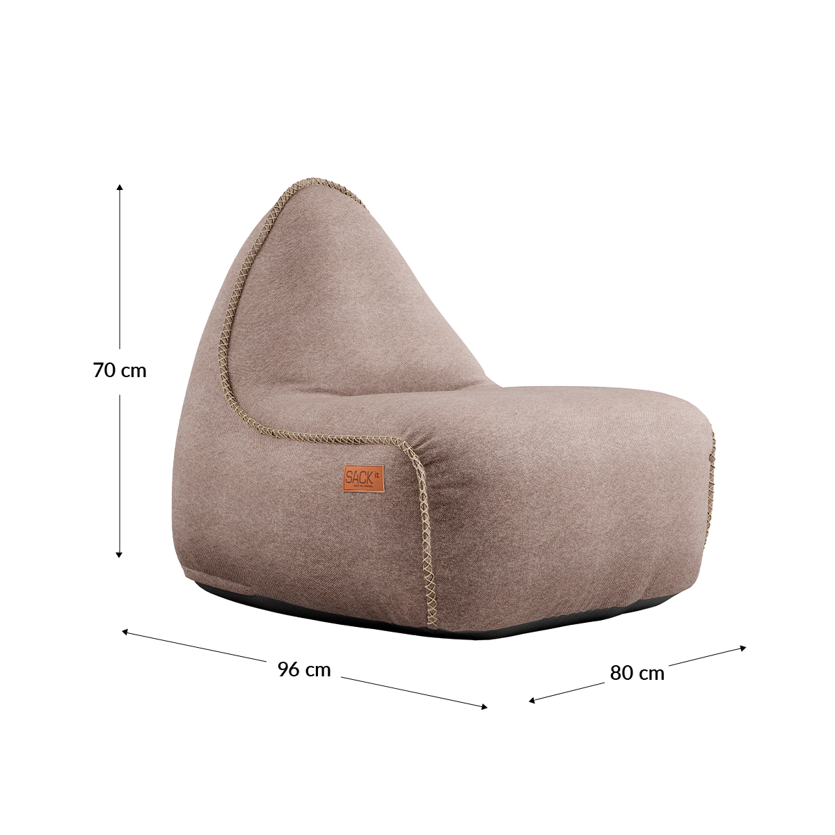 Canvas Lounge Chair Sand