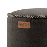 Canvas Pouf Brown