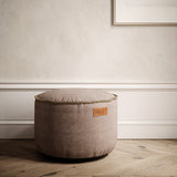 Canvas Pouf Sand